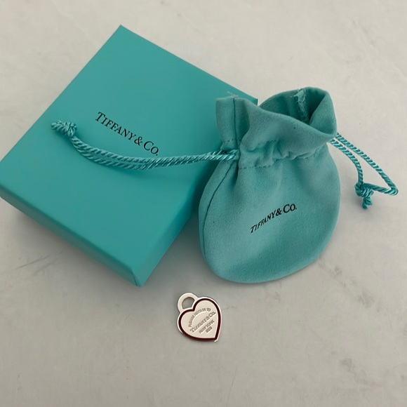 Tiffany & Co. Jewelry - Tiffany & Co. Medium Red Heart Charm Sterling Silver Return to Tiffany
